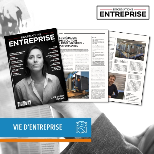 Article de presse dans le magazine Informations Entreprise