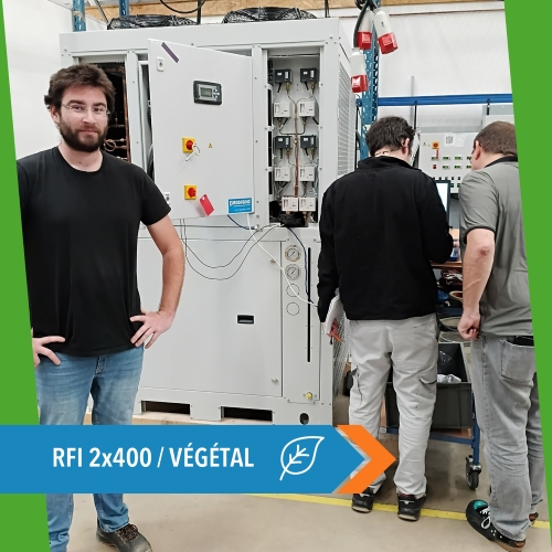 Refroidisseur d'eau en culture végétale